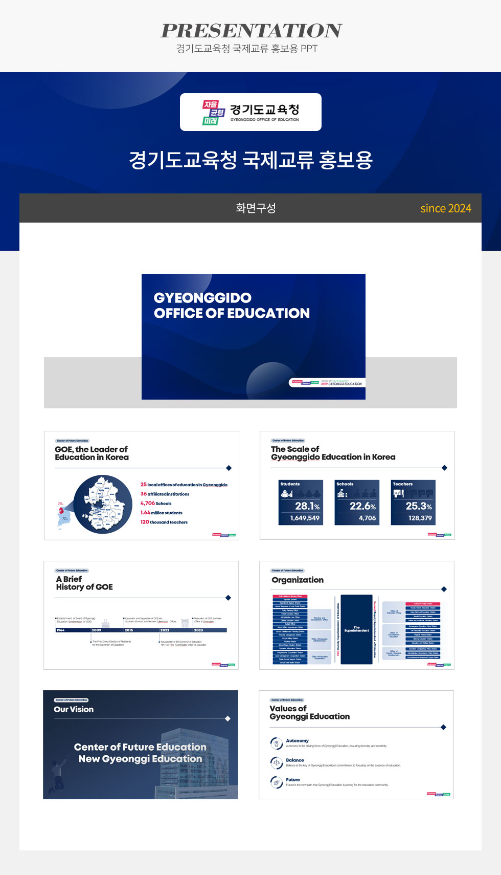 [디자인펌킨 | 경기도교육청 국제교류 홍보용] 경기도교육청국제교류홍보용PPT/경기도교육청/홍보용PPT/16:9/PPT제작/파워포인트디자인/PPT디자인/디자인/디자인펌킨 | 포트폴리오 상세이미지