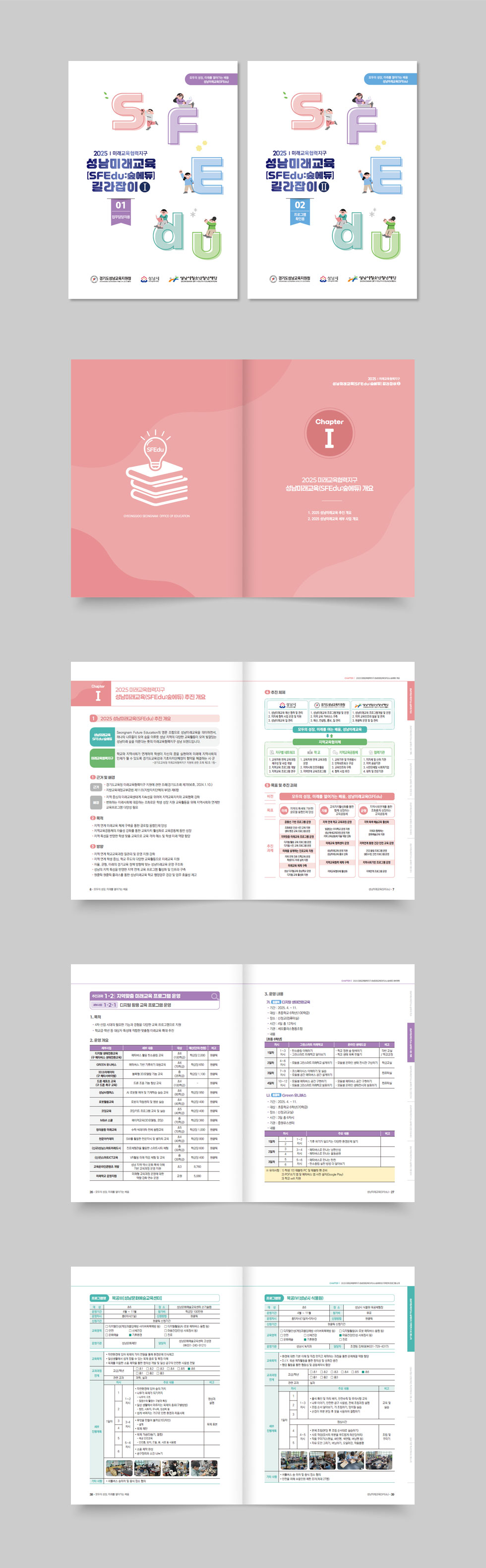 2025 성남미래교육 길라잡이 상세 디자인