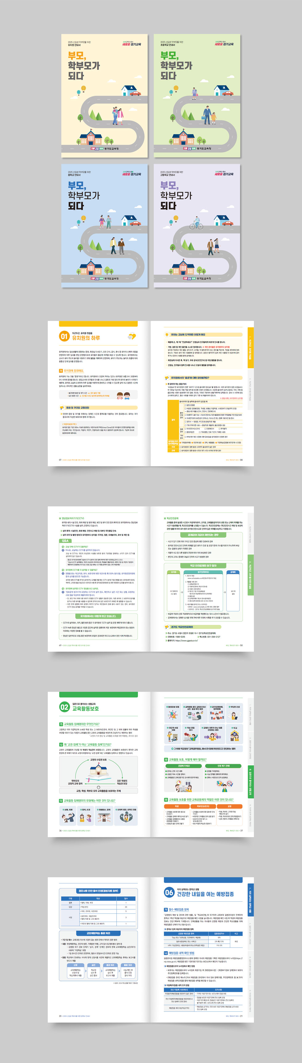 2025 신입생 학부모 안내서 상세 디자인